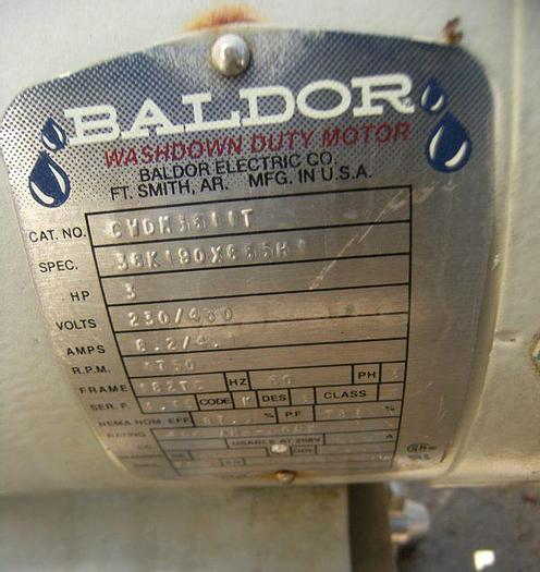 Used Pump, Centrif., 3 Hp, S/St, 2", Fristam, #C736096