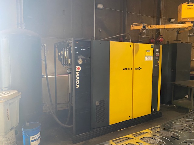 Used AMADA EZM 1500A NITROGEN GENERATOR / Kaeser CSD75T
