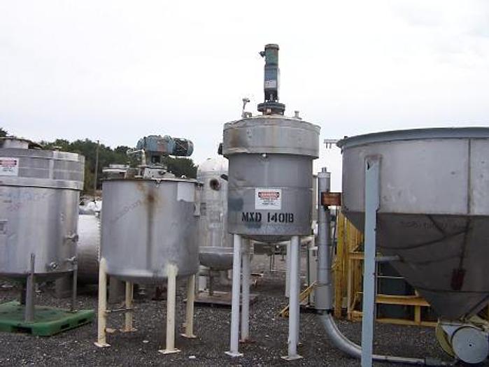 Used 200 GALLON MUELLER MIX TANK - S/S - JACKETED