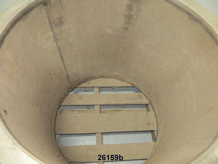 Used Black Clawson P30 Pressure Screen Basket, 0.094" Holes. #26159