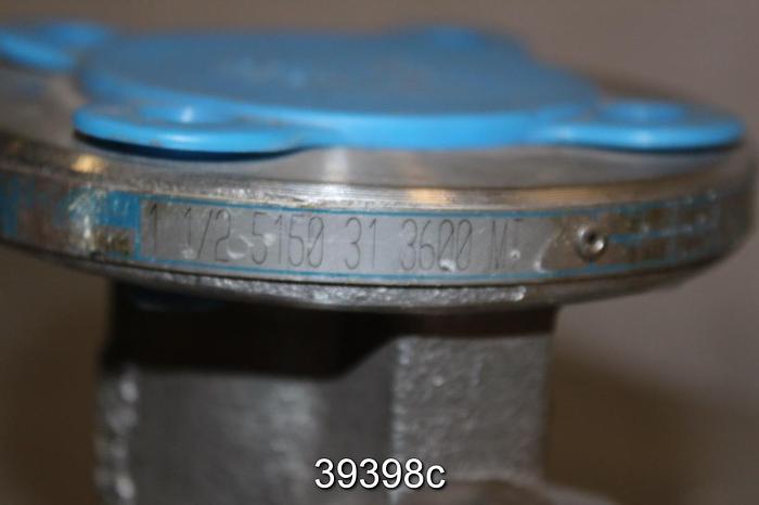 Used Neles Jamesbury 1.5" Manual Ball Valve, 1 1/2 5150 31 3600 MT #39398