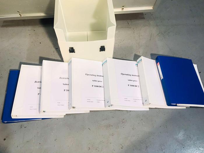 Used Fette P3100 Tablet Press