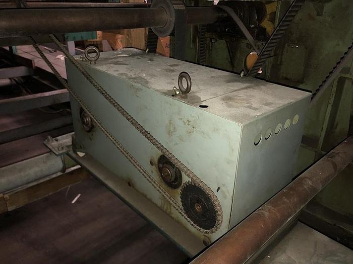 Used 60" WIDE HAMBLET SHEETER W/ 4 BACKSTANDS & DRIVE UPDATE