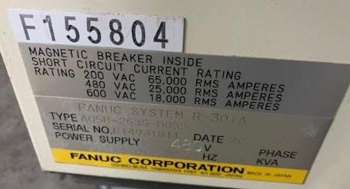 Used FANUC R2000iB/200R WITH R30iA CONTROLLER