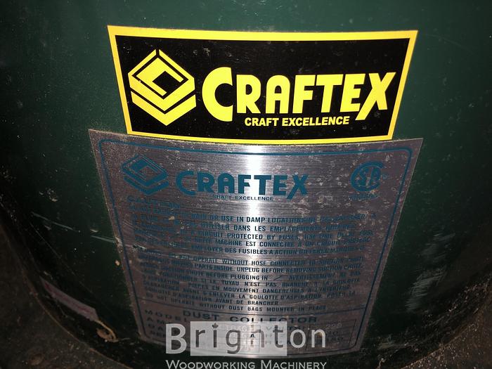 Used 2007 Craftex CT046 3HP Cyclone Used Dust Collector