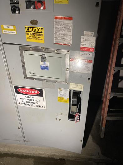 Used GENERAL ELECTRIC LIMITAMP CR194A118A2 800 HP CONTROLLER W/ DRAW-OUT AIR-BREAK CONTACTOR