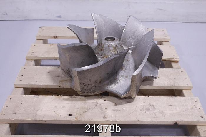 Used Goulds 3175 Impeller, 15.5", 6-Vane, Casting No.: 56626 (For 14x14x18 Pump) #21978