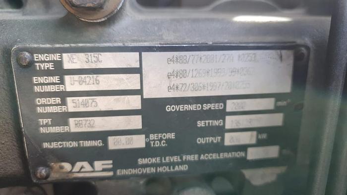 Gebruikt 2002 DAF 95 XF430 EURO 3 MANUAL