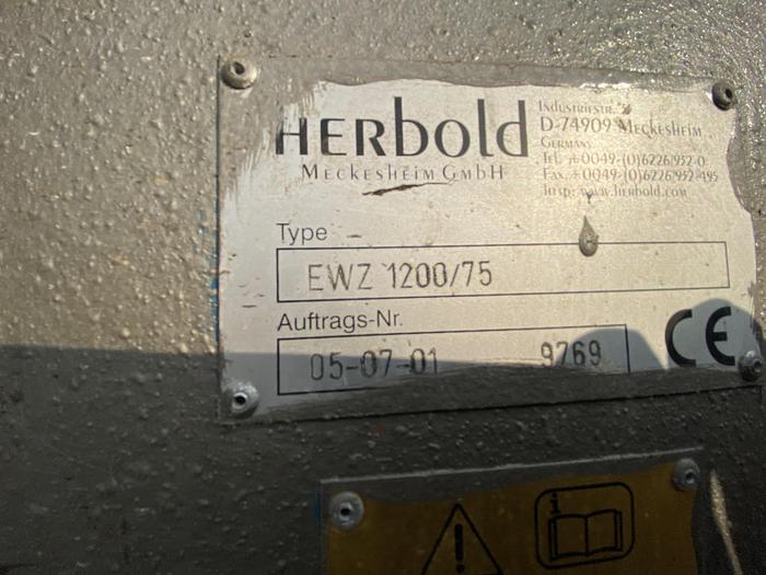 Gebraucht HERBOLD EWZ 1200/75