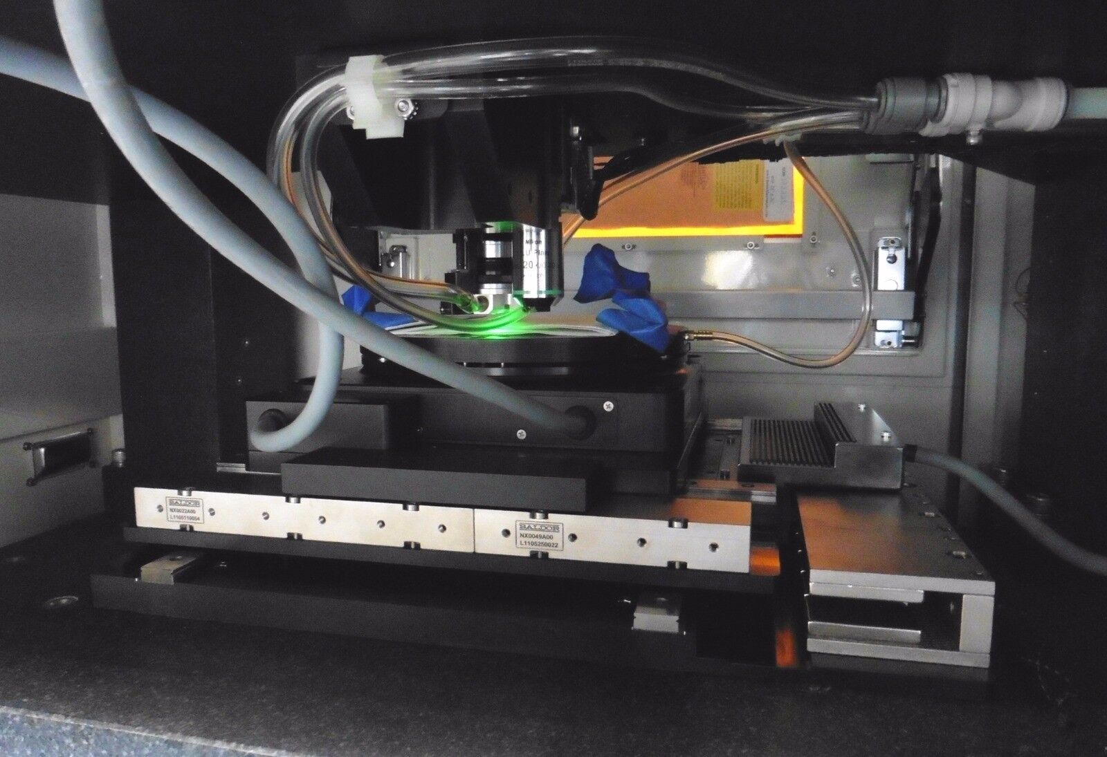 Used ESI AccuScribe 2210 355nm/Auto Laser Wafer Scriber