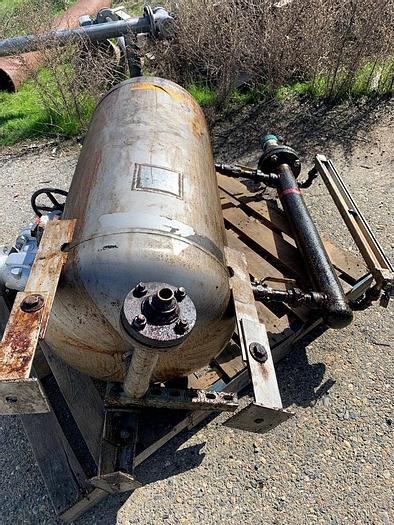 Used Tank, 40 Gallon, 304 S/st, 16" X 36", 150 PSI, DT/DB #S743654