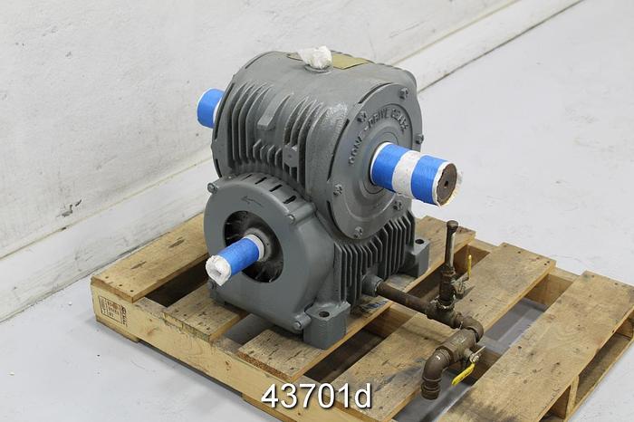 Used Michigan Tool Co. FHU-7600C-BL Right Angle Dual Output Gear Box, 15/1 Ratio #43701