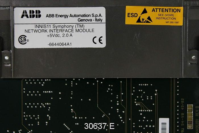 Used ABB INNIS11 Network Interface Module for Bailey DCS System #30637