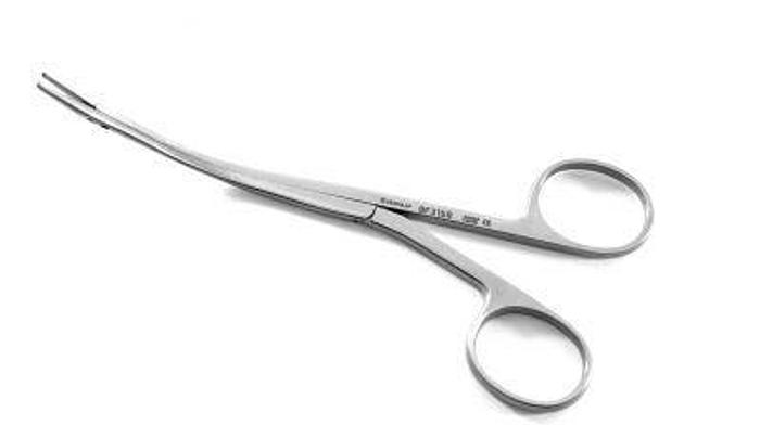 Used Forceps Tendon Holding Brand Curved 150mm (6in) AESCULAP BF315R
