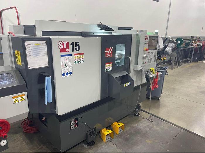 Used 2022 HAAS ST-15 CNC Turning Center With Tailstock Parts Catcher and Tool Pre-Setter ***13 Hours***