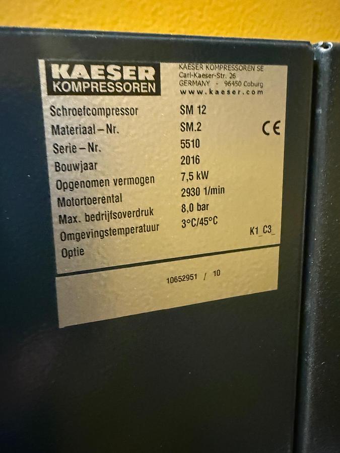 Used Kaeser Compressor package