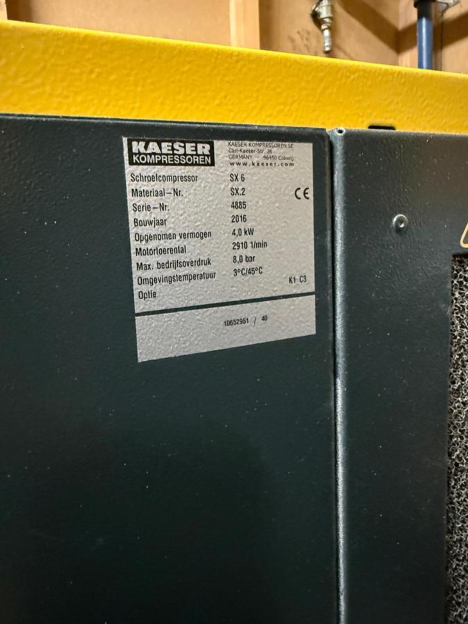 Used Kaeser Compressor package