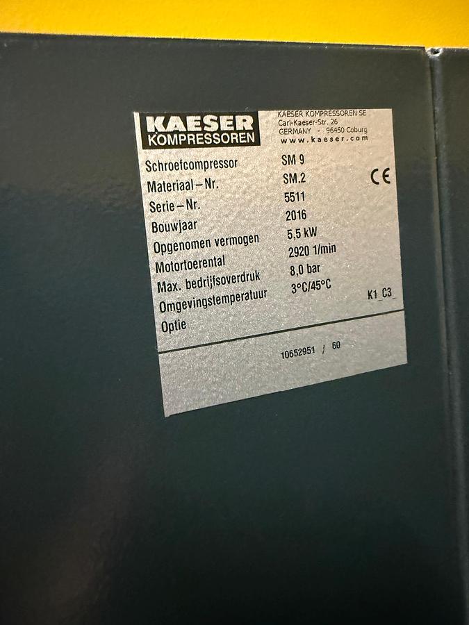 Used Kaeser Compressor package