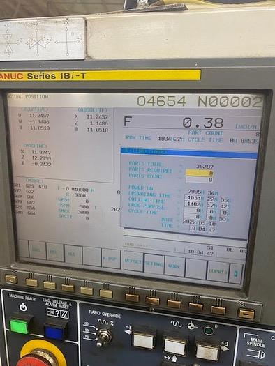 Used 2001 Doosan Daewoo  Puma 230 SB 2-Axis CNC Lathe