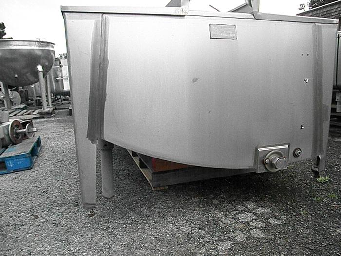 Used Tank, 400 Gallon, S/st, Horizontal, Rectangular #C738095