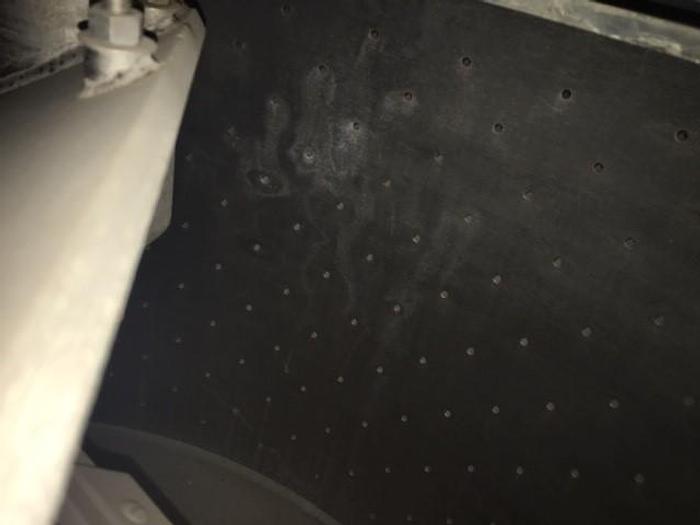 Used TOLHURST 48 IN. X 24 IN. PERFORATED BASKET CENTRIFUGE – HASTELLOY & 316 S/S