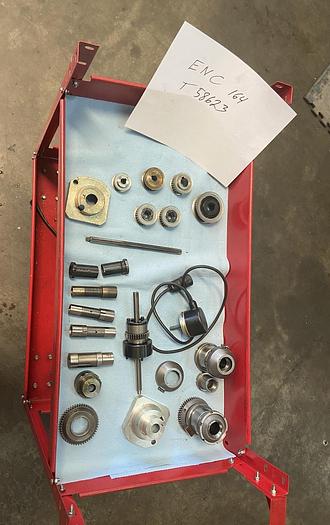 Used TORNOS ENC 164 with indexing, and sub spindle, CNC sliding head lathe