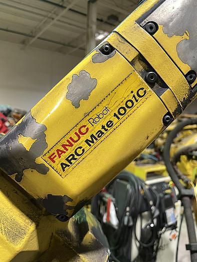Used Genesis Systems Group Fanuc Arc Mate 100iC Dual Arm Weld Cell with 60" Diameter Index Table R30iA Controller YR. 2012
