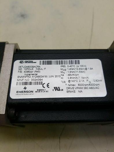 Used Emerson Control Techniques 067UDA600BACRA, Apex Dynamics AB060-S2-P2 UPS RED
