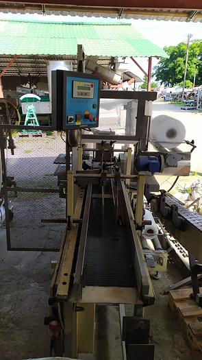 Used Maszyna BAT FORUM do formowania w pakiety i foliowania   pojemników szklanych lub plastikowych (słoików, butelek)