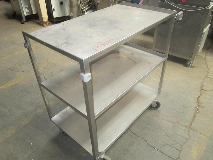 Used Cart, 20" x 36", 3 Shelves, S/st #S739214