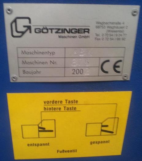 Gebraucht Türbandbohrmaschine Goetzinger ABM