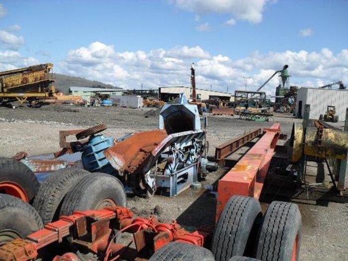 Used 18" Cambio Debarker c/w LSI Feedworks