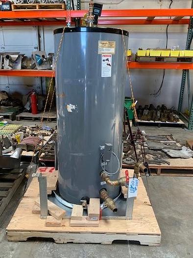 Used Raypack Hydronic Hot Water Boiler Model Hi Delta H3-HD301 with 80 gal Storage Tank