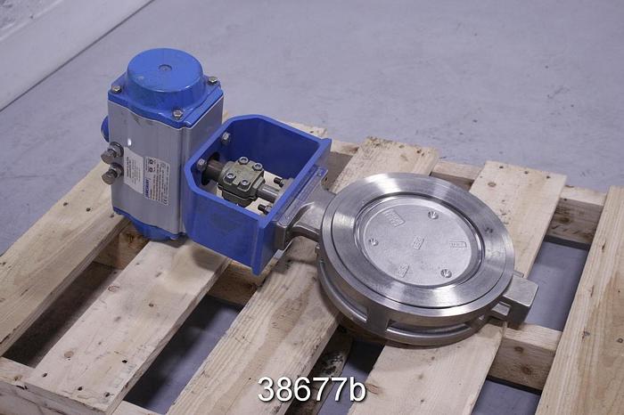 Unused Jamesbury C Wafer-Sphere 8" Butterfly Control Valve #38677