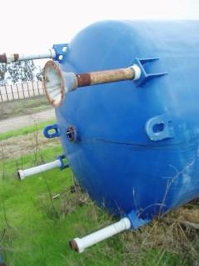 Used Tank, 2,000 Gallon, Glass Lined, 7' X 7', DT/DB, #C732812