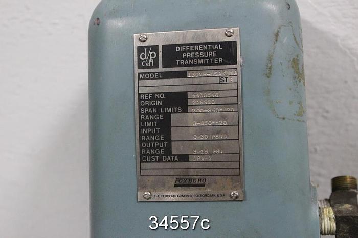 Used Foxboro Differential Pressure Transmitter, 13DMP-HSAK31A #34557