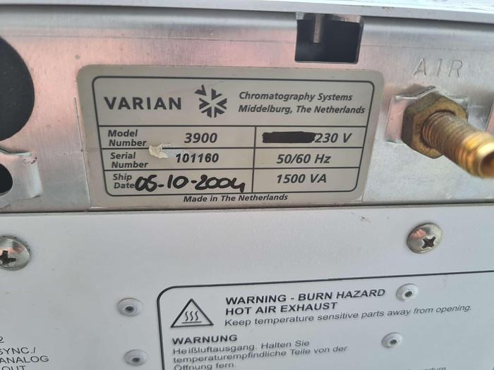 Used Varian 3900 GC with CP-8400 Autosampler