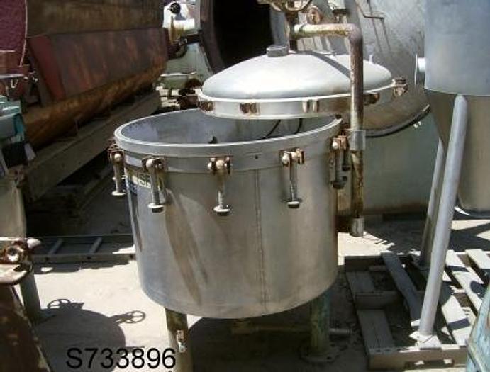 Used Filter, Pressure Leaf, 50 SF, 304 S/st, Sparkler, VTHL #S733896