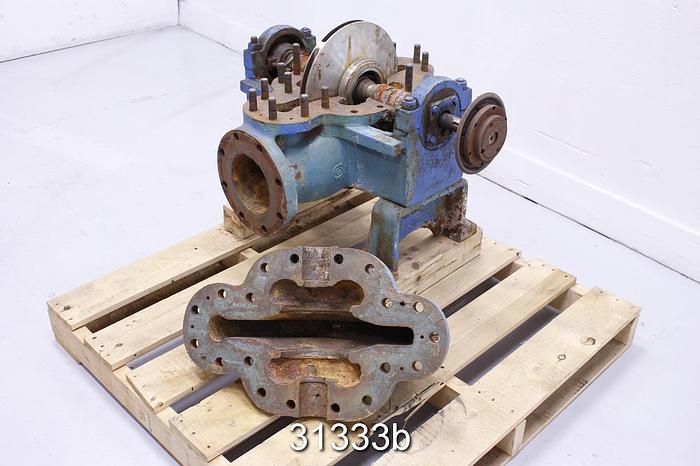 Used Goulds 3405 Split Case Pump, 4x6x14 #31333