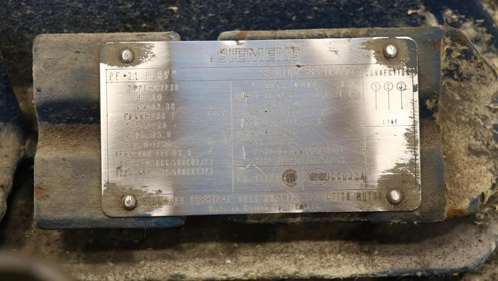 Used Siemens RGZESD 30 HP A/C Motor #44455