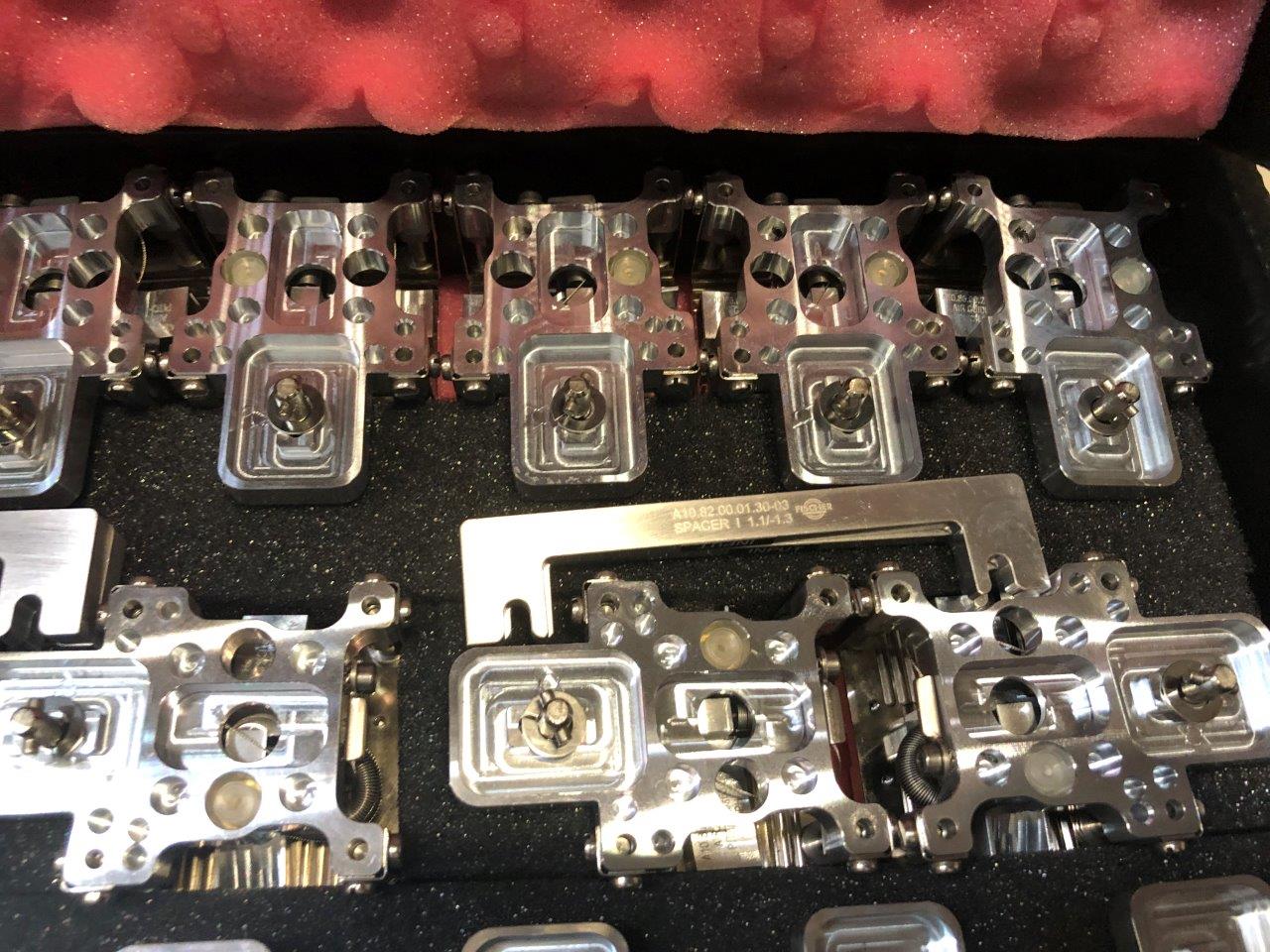 Used Multitest MT9510 Mini kit 120 BGA 7x7x1.2mm Test Handler Kit