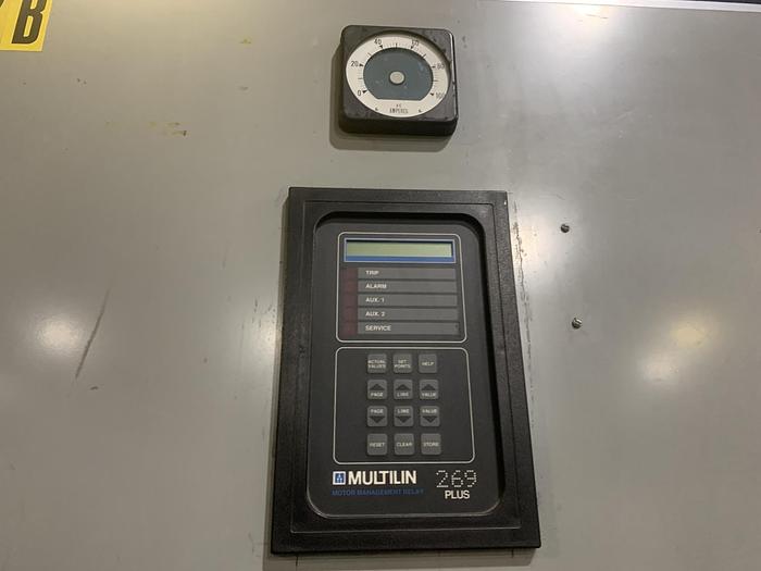 Used GENERAL ELECTRIC LIMITAMP C7160A1189 600 HP CONTROLLER W/ DRAW-OUT AIR-BREAK CONTACTOR