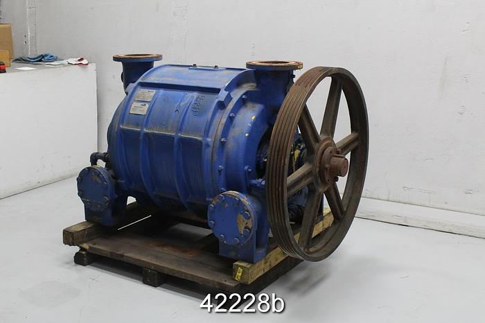 Refurbished Nash CL2002 Cast Iron Vacuum Pump, 640 RPM #42228