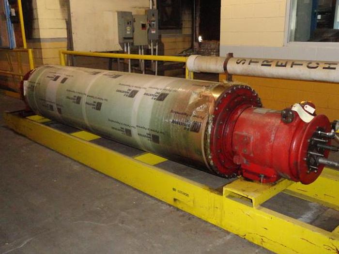 Used SUCTION DRUM ROLL 30" (762MM) DIA X 124" (3150MM) FACE, 114" (2896MM) D.F. BRONZE REBUILT BELOIT