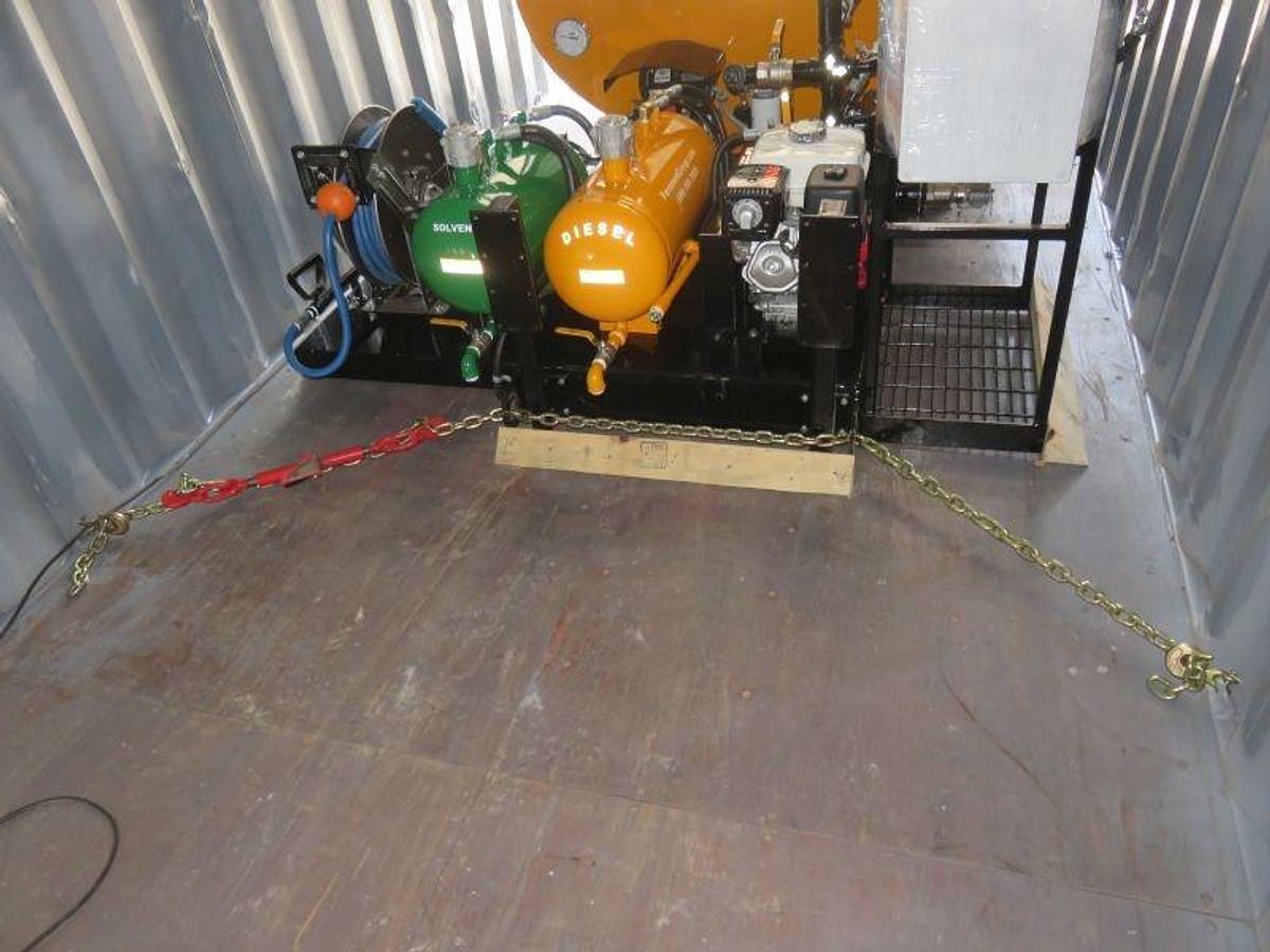 400 Gallon Asphalt Distributor Tank Skid Mounted