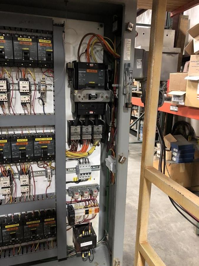 Used Electrical panel, 3 phase, 9 functions, VFDs