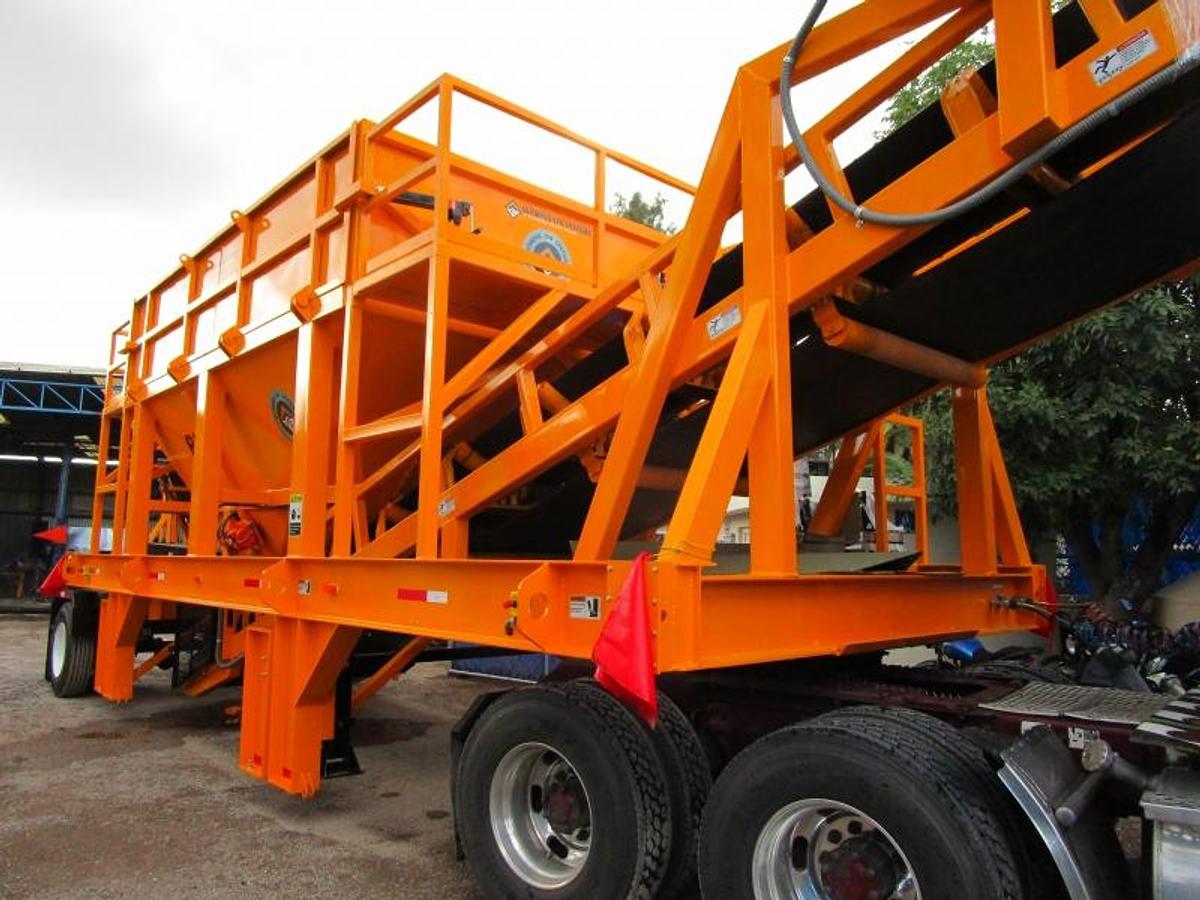 Portable Surge Bin Hopper by Olympus