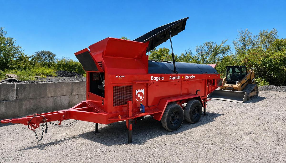 Used 2007 Bagela 10TPH Asphalt Recycler