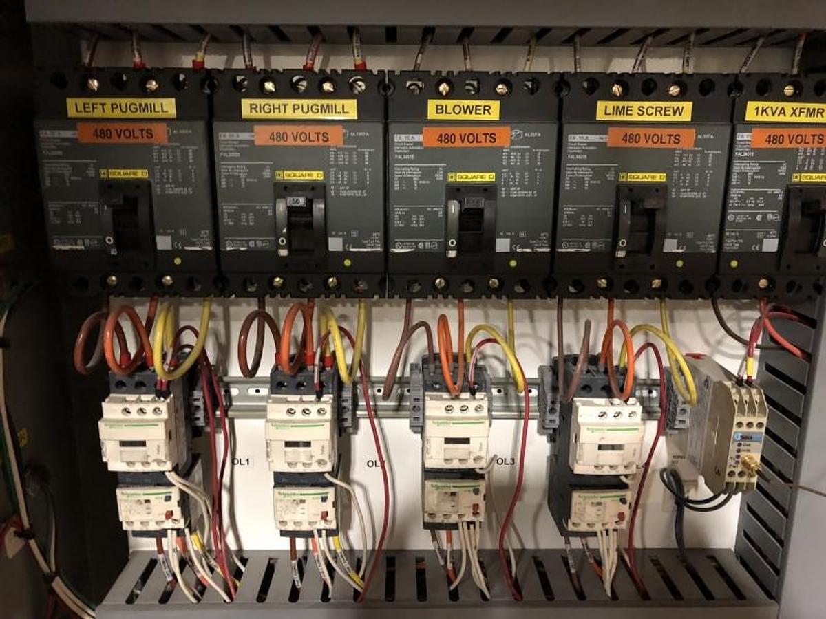 Used Electrical panel, 3 phase, 9 functions, VFDs