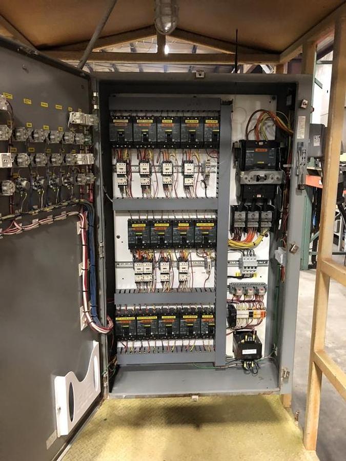 Used Electrical panel, 3 phase, 9 functions, VFDs